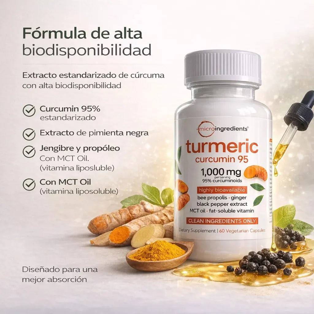 🌿🔥 TURMERIC CURCUMIN GOLD™ – POTENCIA NATURAL PARA TU BIENESTAR DIARIO